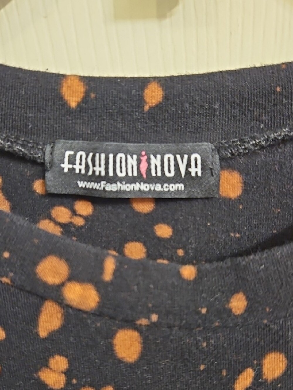 Fashion Nova Distressed Bleached Graphic Tee Dress - Picture 3 of 5